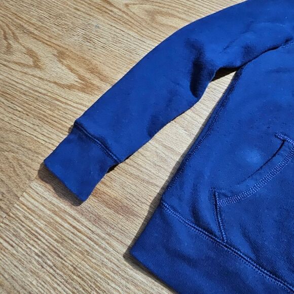 Polo Ralph Lauren Pony Logo Hoddie Jacket Kids Size S Navy White Terry Fleece - Picture 5 of 7